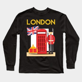 I Love London UK Travel more Wanderlust love Explore the city travel London souvenir Long Sleeve T-Shirt